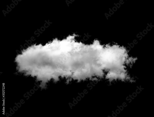 cloud over black background © Thomas