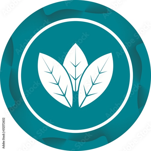 Unique Spearmint Vector Glyph Icon