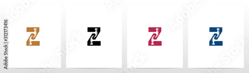 Hammer Tools On Letter Logo Design Z 