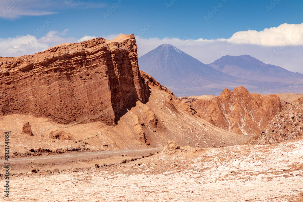 Valle de la Luna near San pedro de Atacama in Chile.