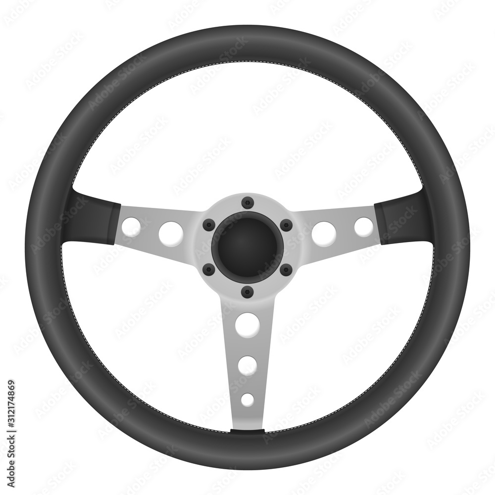 Obraz premium Car steering wheel