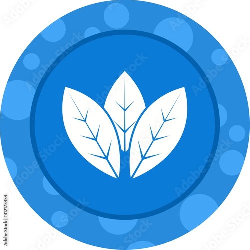Unique Spearmint Vector Glyph Icon