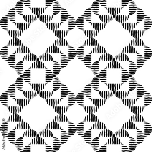 Ethnic boho seamless pattern. Lace. Embroidery on fabric. Patchwork texture. Weaving. Traditional ornament. Tribal pattern. Folk motif. Vector illustration for web design or print.