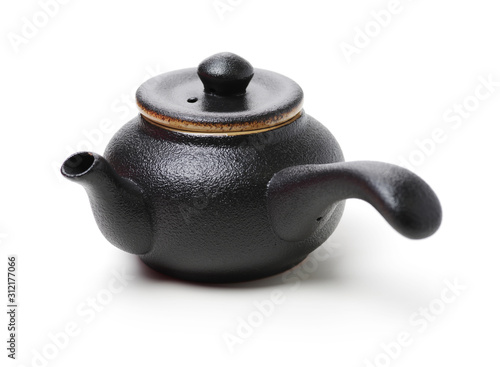 Canvas Print teapot on a white background