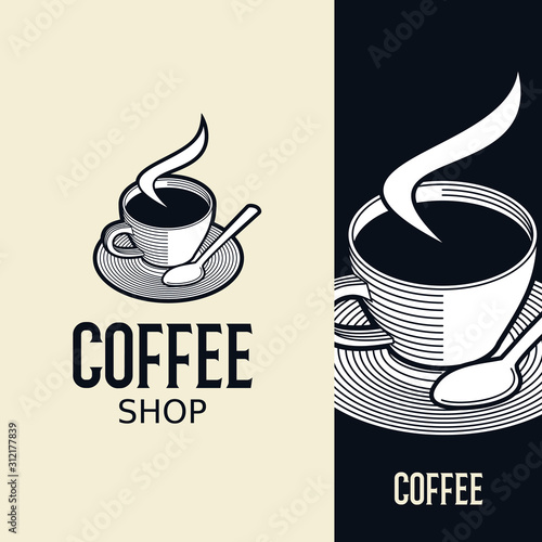 cup of drink with unique style of design