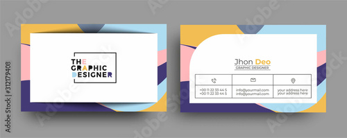 Business Card - Creative and Clean Modern Business Card Template.