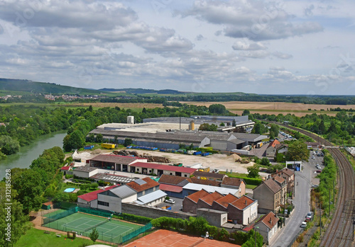 Epernay, France - july 26 2016 : picturesque city in summer