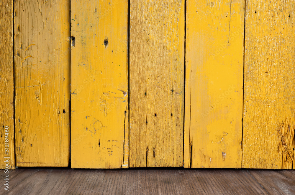 Old painted wood texture background.