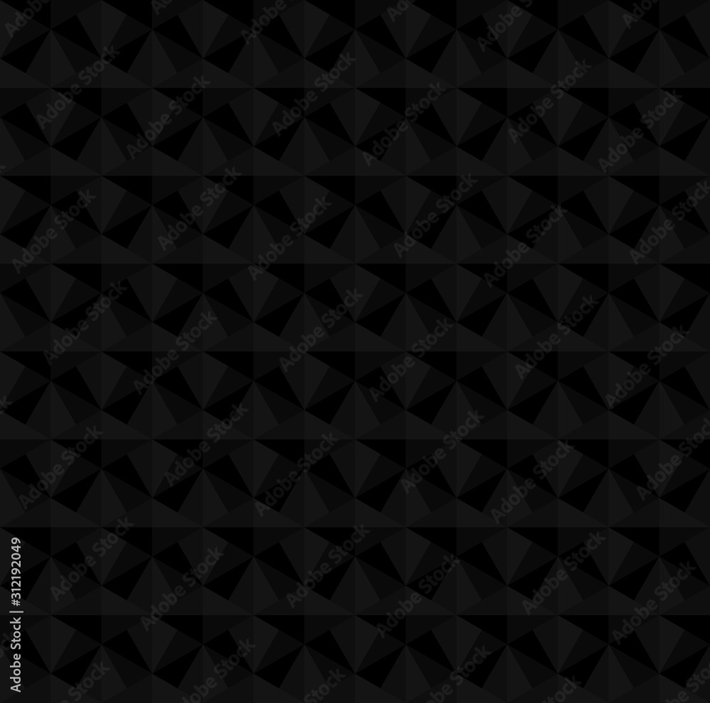 Black 3d rhombus or zigzag vector background. Rhombus and triangle repeat pattern background. Black 3d rhombus or zigzag vector background. Rhombus and triangle repeat pattern background.
