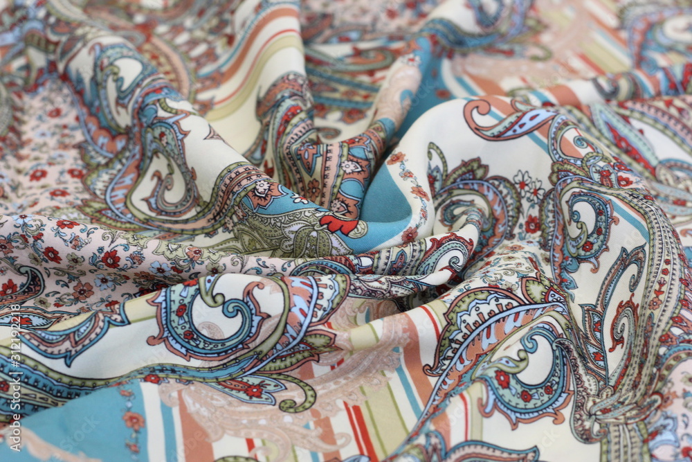 Obraz premium Multi-colored fabric as a background