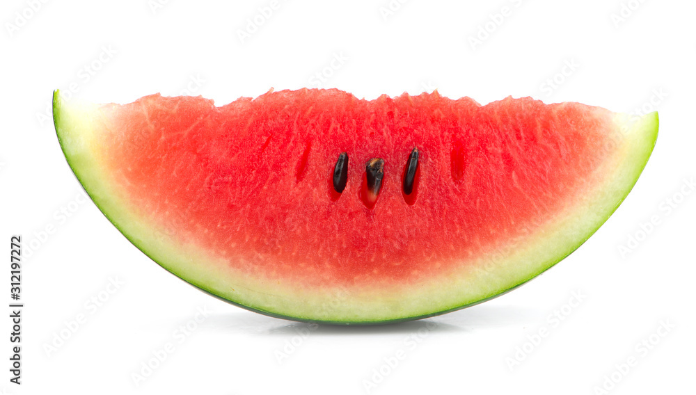 Sliced of watermelon an isolated on white background Sliced of watermelon an isolated on white background