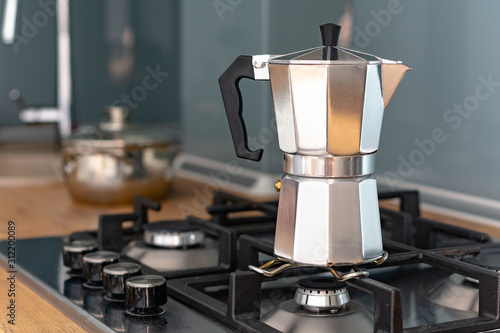 Canvastavla Traditional coffee maker. Geyser Coffee Maker.
