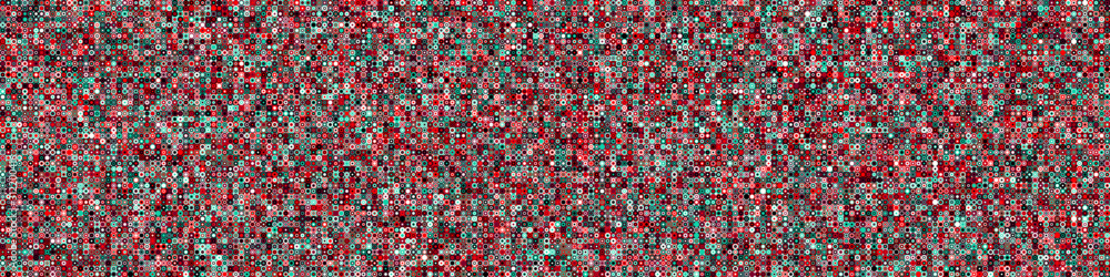 Fototapeta premium Pattern with random colored Circles Generative Art background illustration