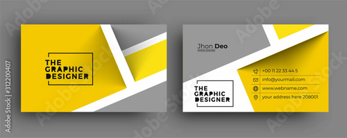 Business Card - Creative and Clean Modern Business Card Template.