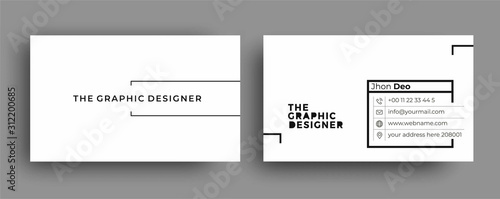 Business Card - Creative and Clean Modern Business Card Template.