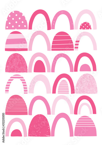 Simple abstract shapes gree...