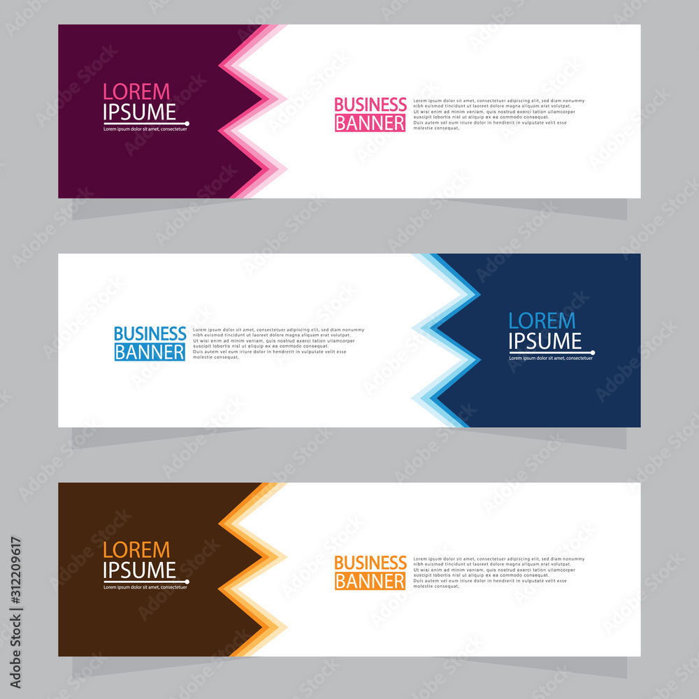 Vector abstract design web banner template. Web Design Elements - Header Design. Abstract geometric web banner template on grey background.Modern banner. Vector abstract design web banner template. Web Design Elements - Header Design. Abstract geometric web banner template on grey background.Modern banner.