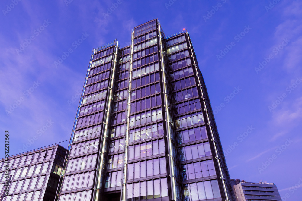 office building in a Business District in Bucharest, Romania. office building in a Business District in Bucharest, Romania.