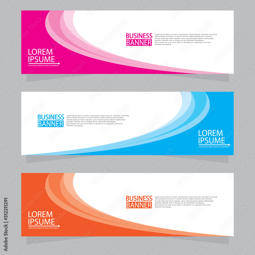 Vector abstract design web banner template. Web Design Elements - Header Design. Abstract geometric web banner template on grey background.Modern banner. Vector abstract design web banner template. Web Design Elements - Header Design. Abstract geometric web banner template on grey background.Modern banner.