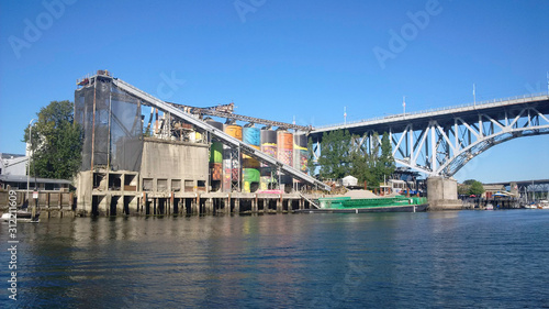 Cement Plant on shore