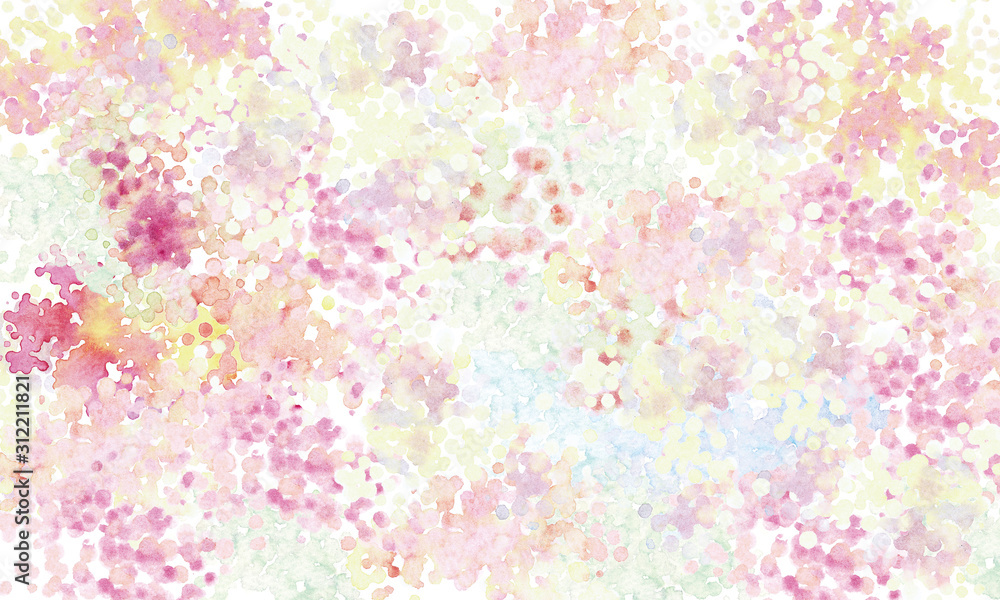 Background 優しい色合いの背景イラスト アブストラクト、テクスチャ、グランジ、水彩、カラフル、花畑 Abstract,Texture,Water Color,flower ,Grunge Background 優しい色合いの背景イラスト アブストラクト、テクスチャ、グランジ、水彩、カラフル、花畑 Abstract,Texture,Water Color,flower ,Grunge