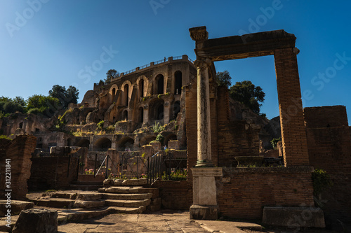 Temple of Vesta in Roman Forum, Italy