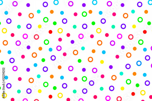 seamless polka dot pattern background 