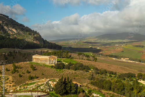 Obraz na płótnie Temple of Segesta (Tempio di Segesta), Sicily, Italy