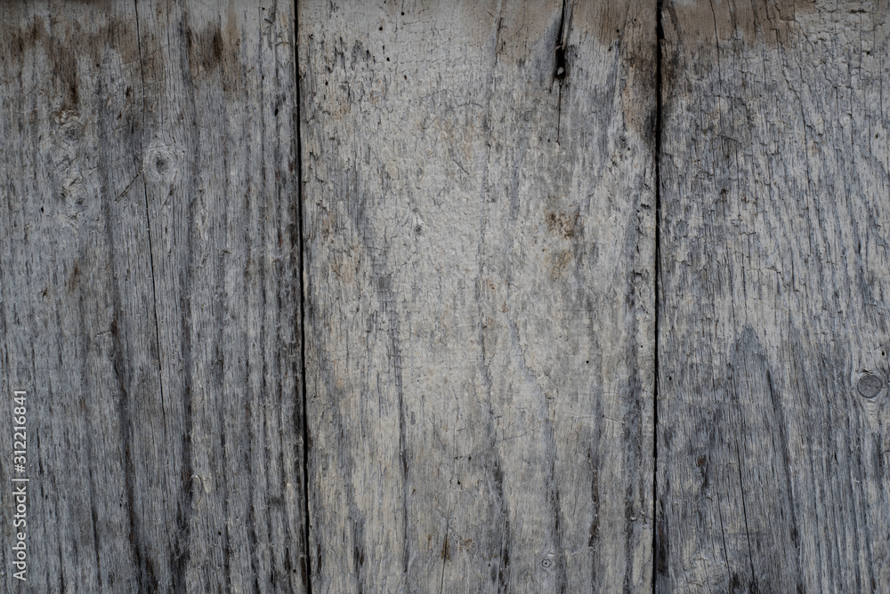 Old rugged worn wood texture