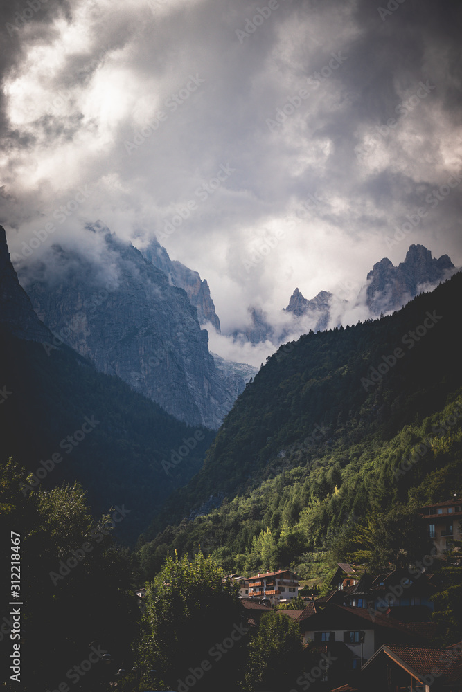 foggy italy alps foggy italy alps