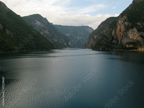 View of the canyon of the Piva river, Montenegro