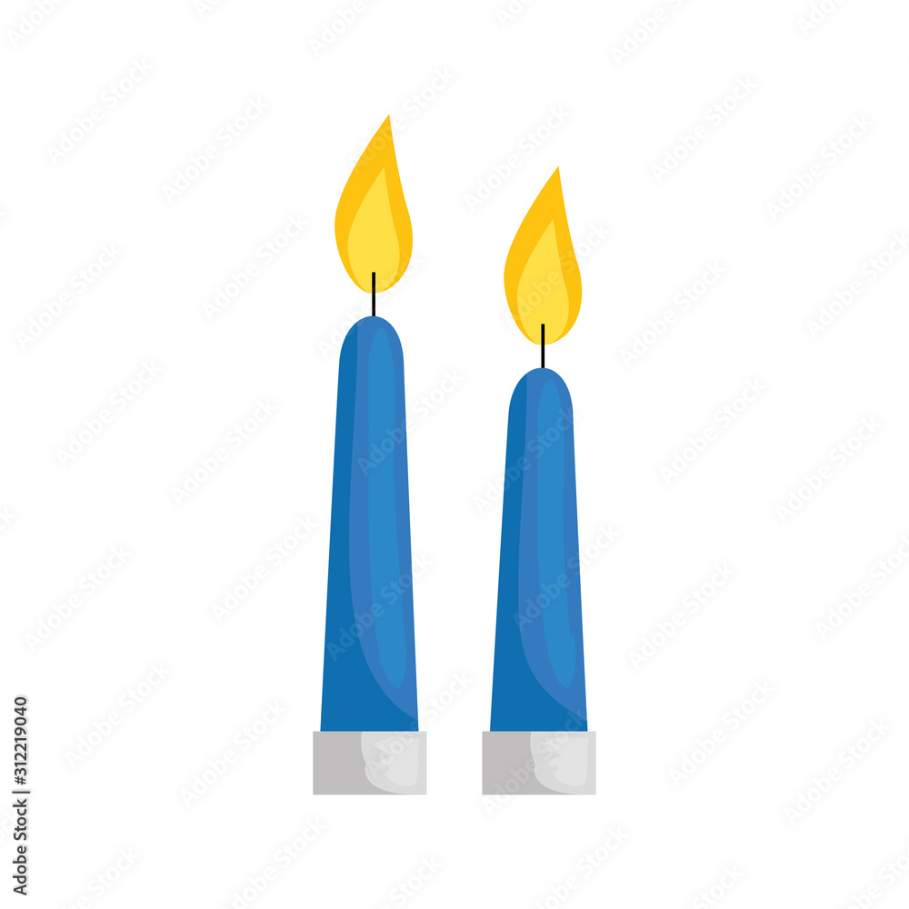 candles light decoration isolated icon vector illustration design candles light decoration isolated icon vector illustration design