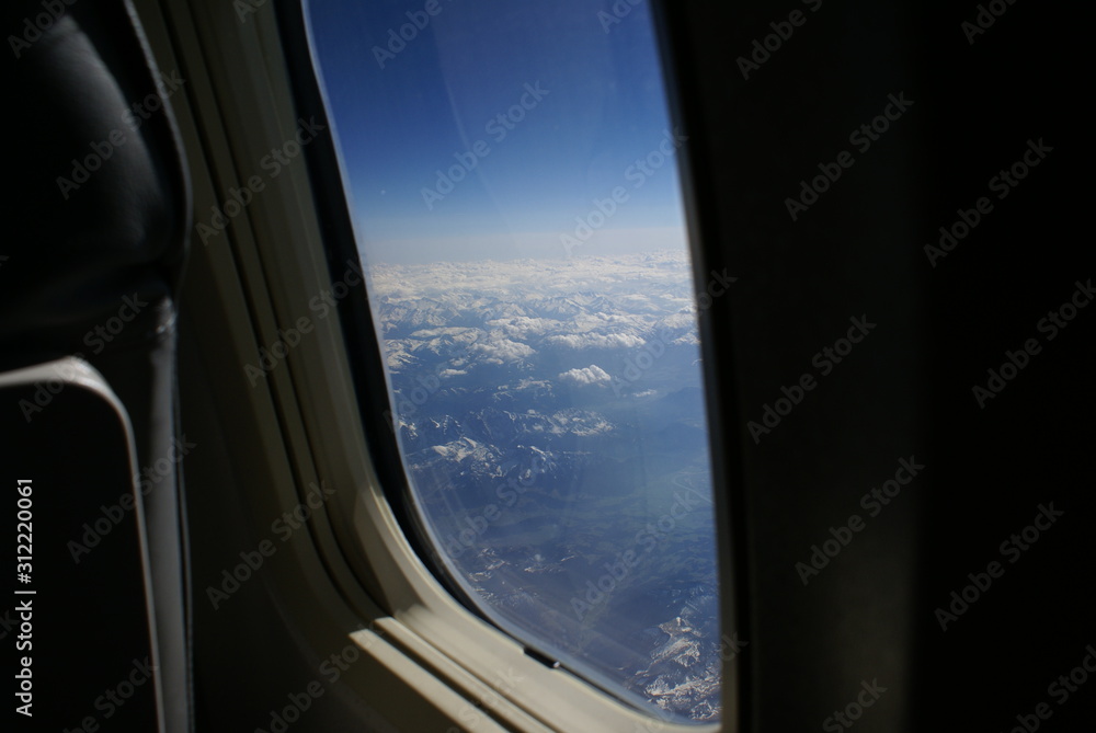 Flug über die Alpen Flug über die Alpen