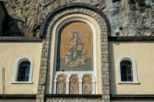 Monastery of Ostrog is a monastery of Serbian Orthodox Church placed against an almost vertical rock of Ostroska Greda, Montenegro.