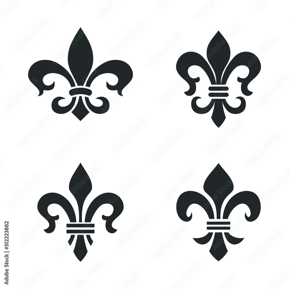 fleur de lis heraldic icon template color editable. fleur de lis heraldic symbol vector sign isolated on white background illustration for graphic and web design. fleur de lis heraldic icon template color editable. fleur de lis heraldic symbol vector sign isolated on white background illustration for graphic and web design.