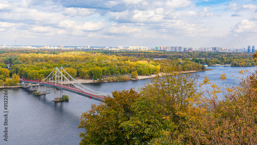 Fototapeta premium Kiev Ukraine Dnipro