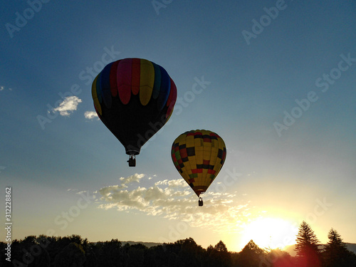 Balloons at Sunrise