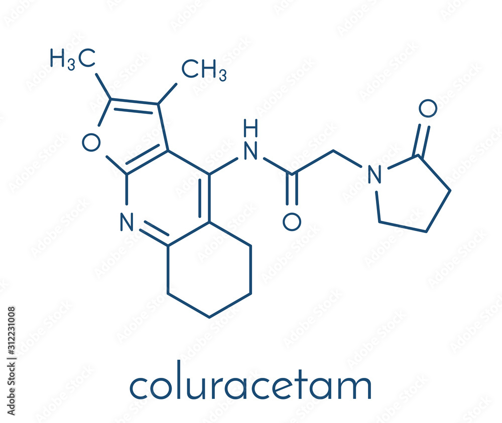 Coluracetam Skeletal formula.