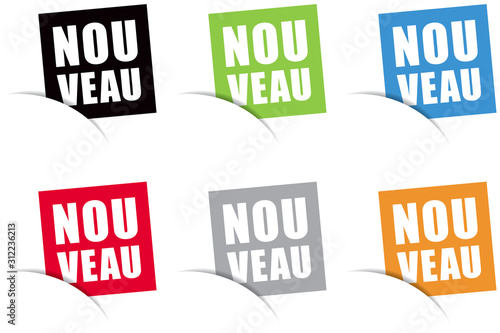 NOUVEAU ÉTIQUETTE