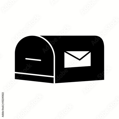 Unique Letterbox Vector Glyph Icon