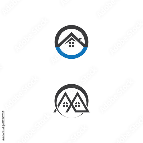 Free Download Property and Construction Logo Template vector symbol - GFXLoad
