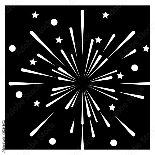 Fireworks Logo Template vector symbol
