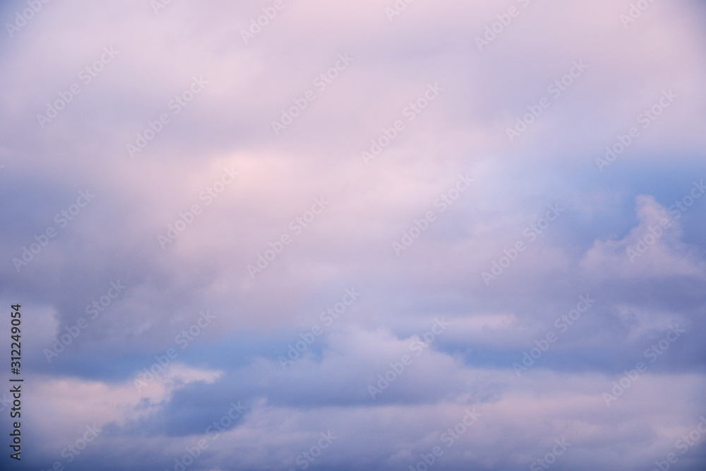 beautiful pastel tones clouds background