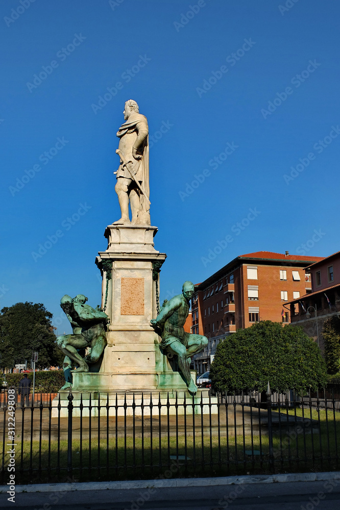 Livorno, Italy, Monument, Fountain