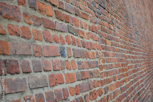 Old brick wall. Background  texture.