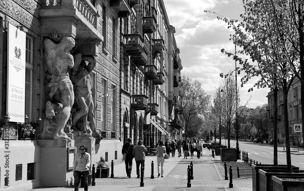 Obraz premium street in city