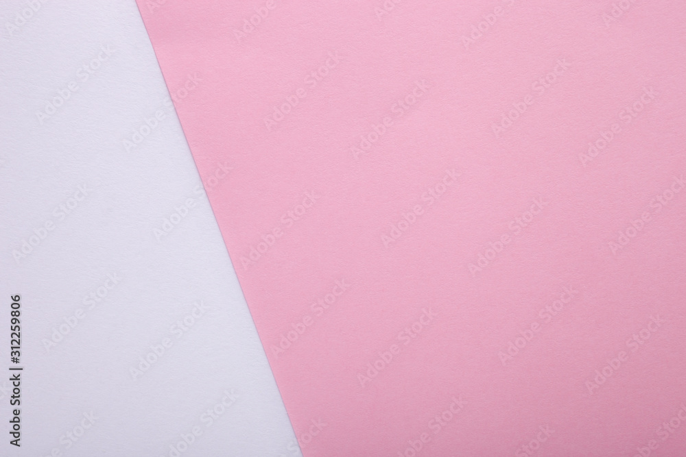 White and pink paper texture as background with place for text White and pink paper texture as background with place for text