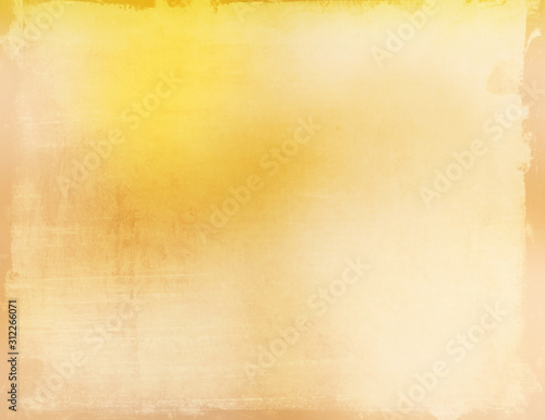 Digital Art Yellow Grunge Textured Background