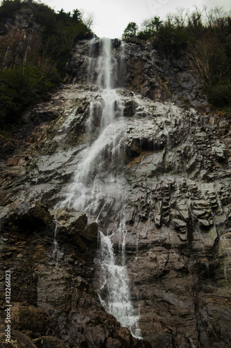 Mencuna Waterfall Artvin Turkey Water Stones