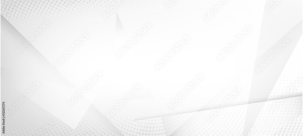 Fototapeta premium Halftone Minimal Gray Vector Background. Edgy Art. Halftone 